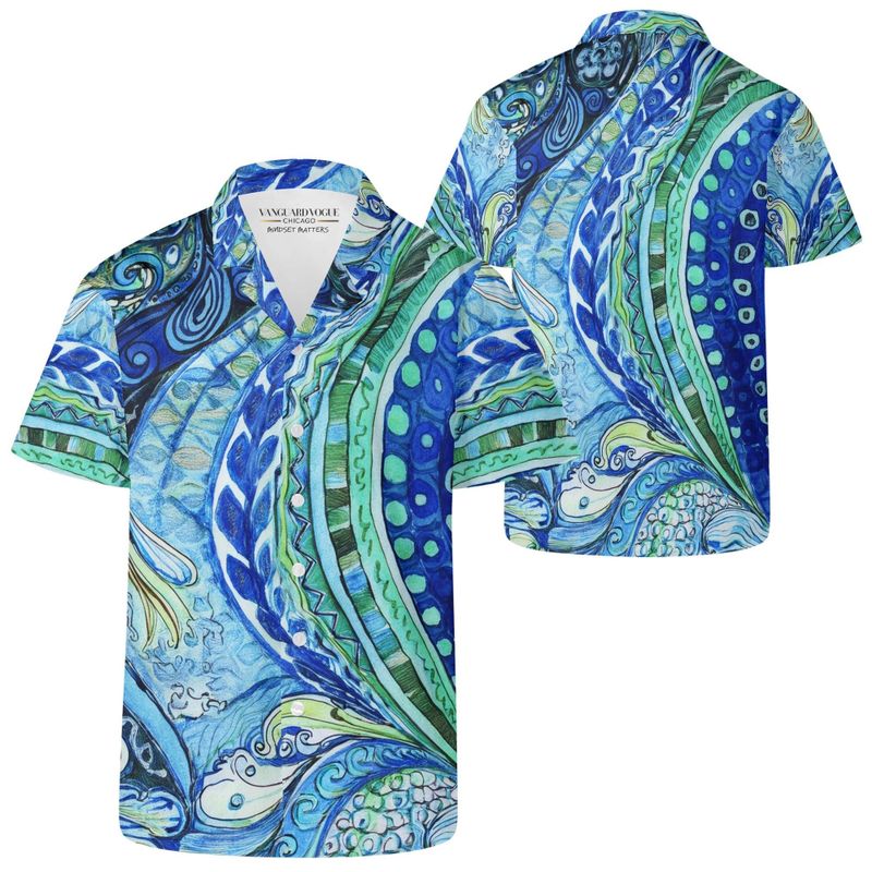 Men's Casual Retro Artsy Shirt