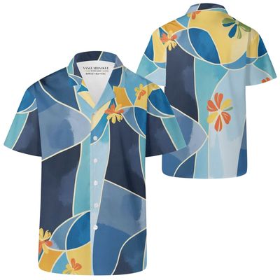 Men's Casual Retro Artsy Shirt