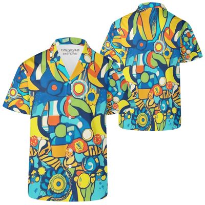 Men's Casual Retro Artsy Shirt