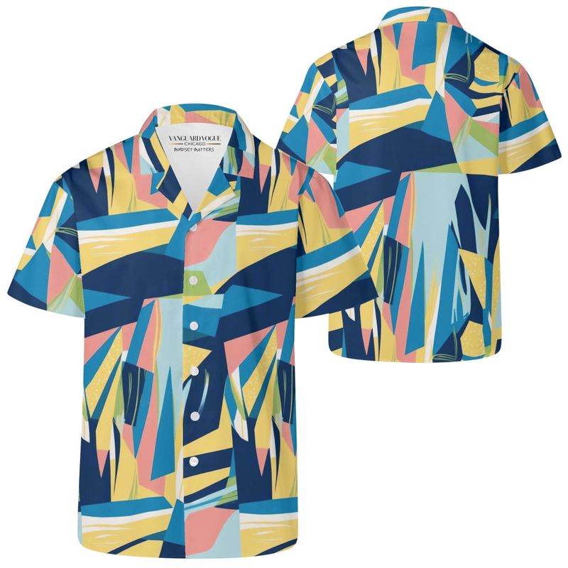 Men's Casual Retro Artsy Shirt