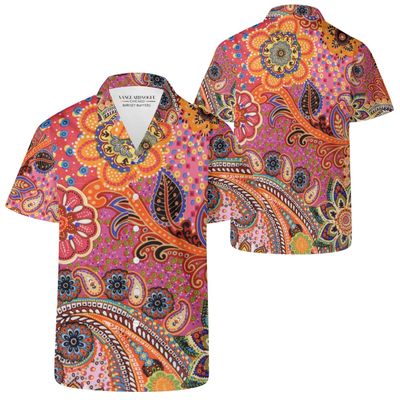 Men's Boho Print Casual Shirt