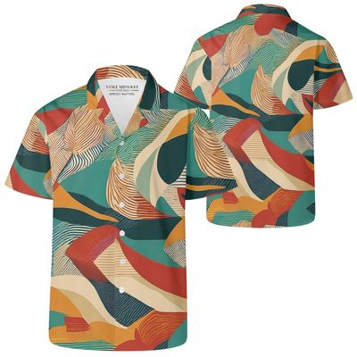 Men's Casual Retro Artsy Shirt