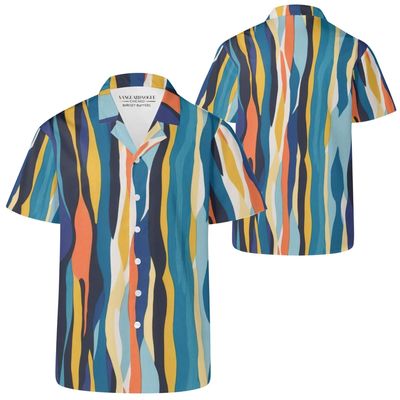 Men's Casual Retro Artsy Shirt