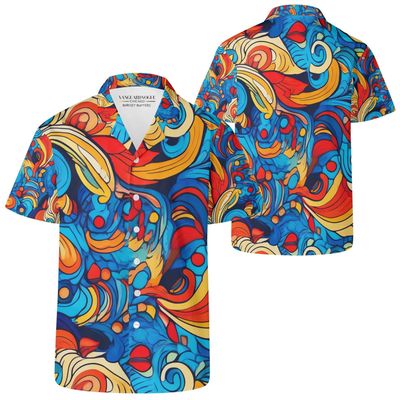 Men's Casual Retro Artsy Shirt
