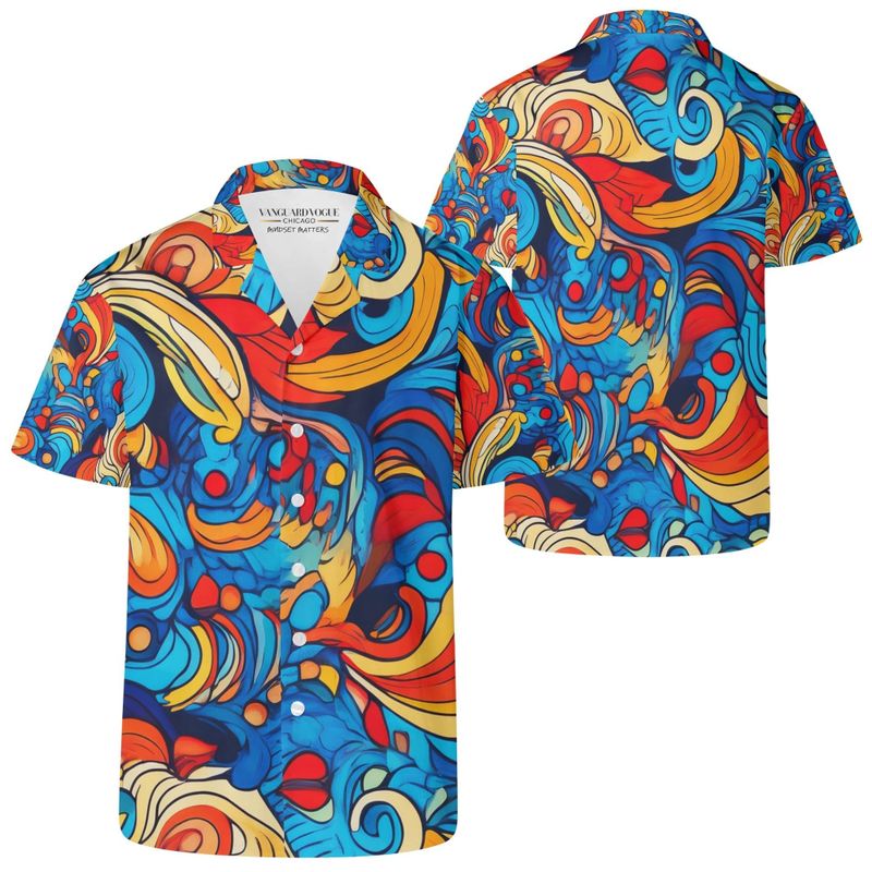 Men's Casual Retro Artsy Shirt