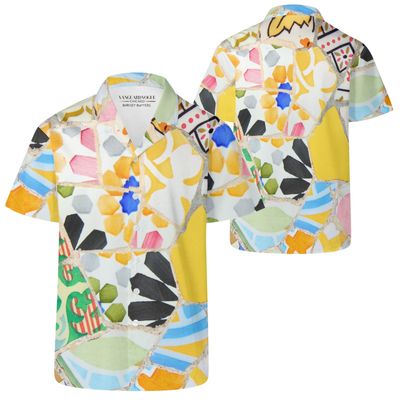 Men's Boho Print Casual Shirt