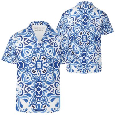 Men's Casual Retro Artsy Shirt