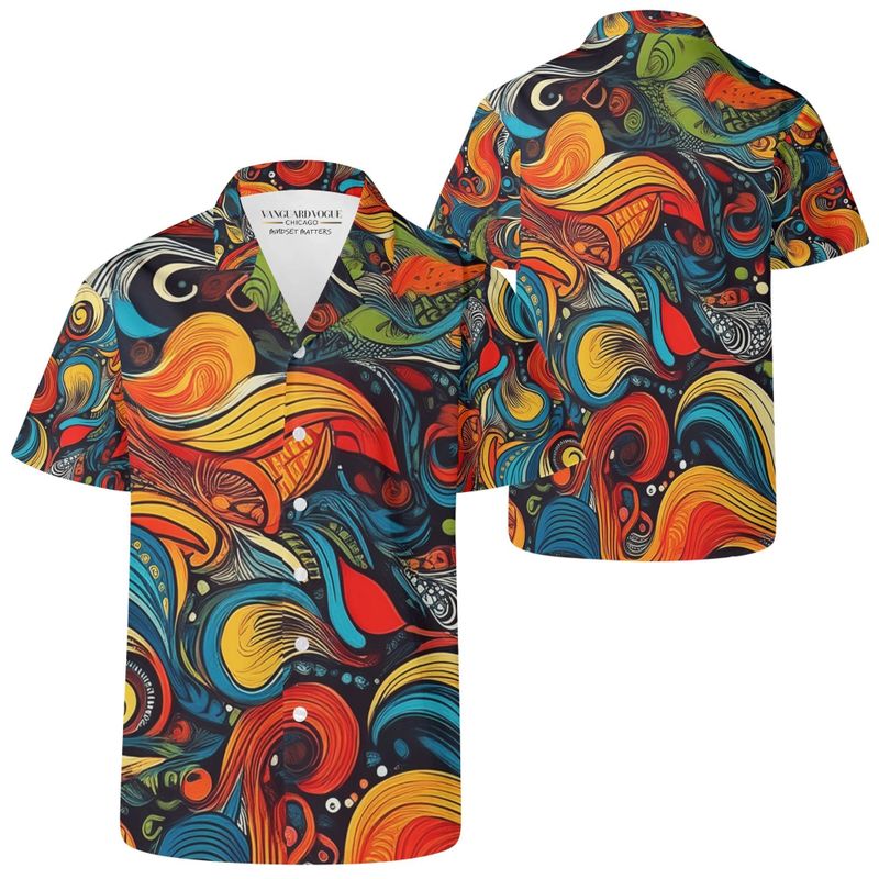 Men's Casual Retro Artsy Shirt