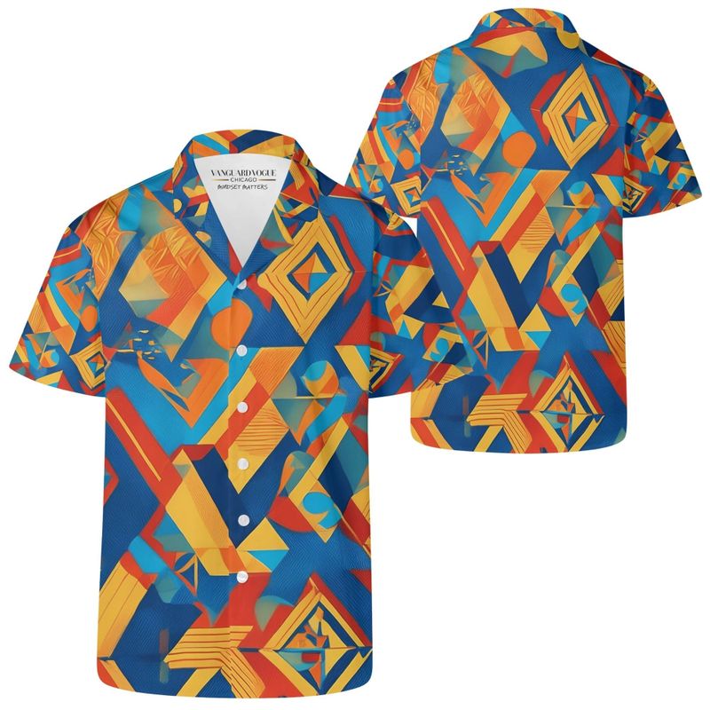 Men's Casual Retro Artsy Shirt