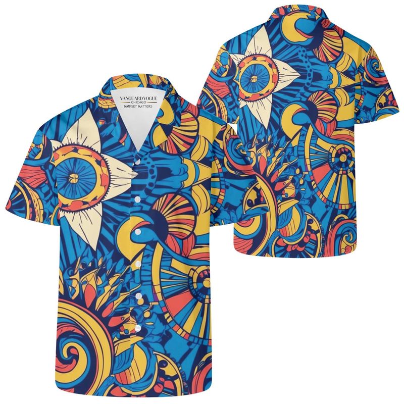 Men's Casual Retro Artsy Shirt