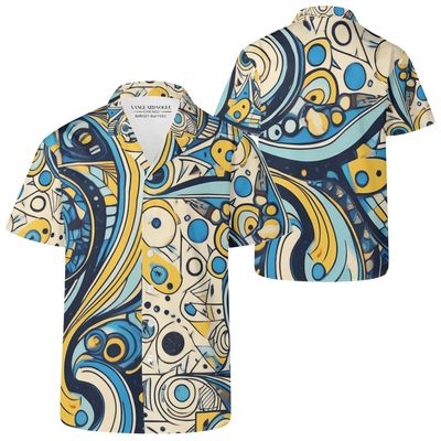 Men's Casual Retro Artsy Shirt