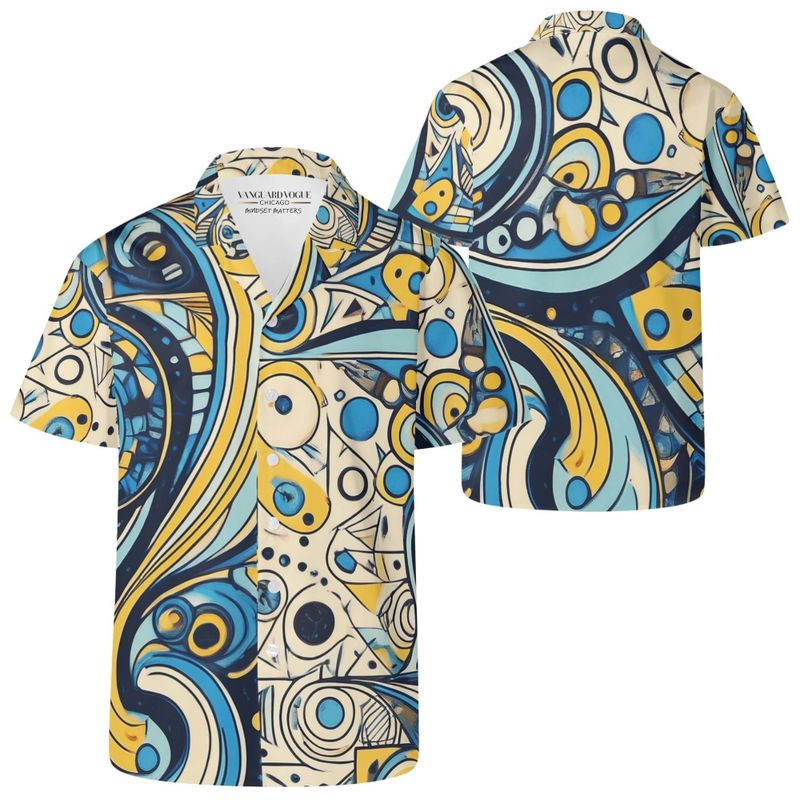 Men's Casual Retro Artsy Shirt