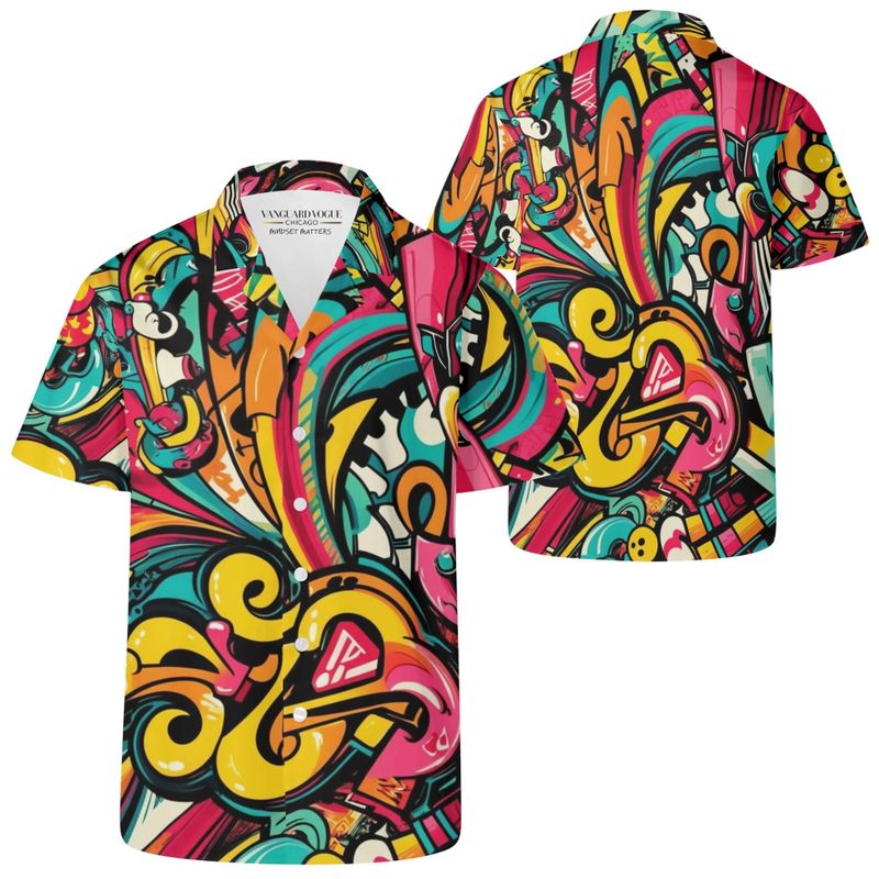 Men's Casual Retro Artsy Shirt