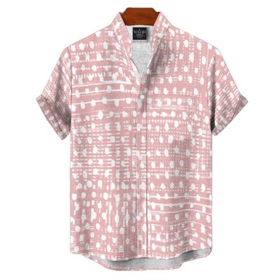 Men's Cotton Stand Collar Shirt