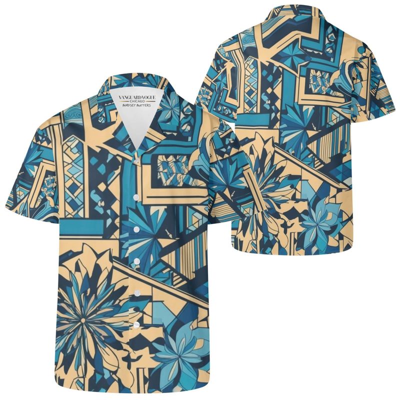 Men's Casual Retro Artsy Shirt