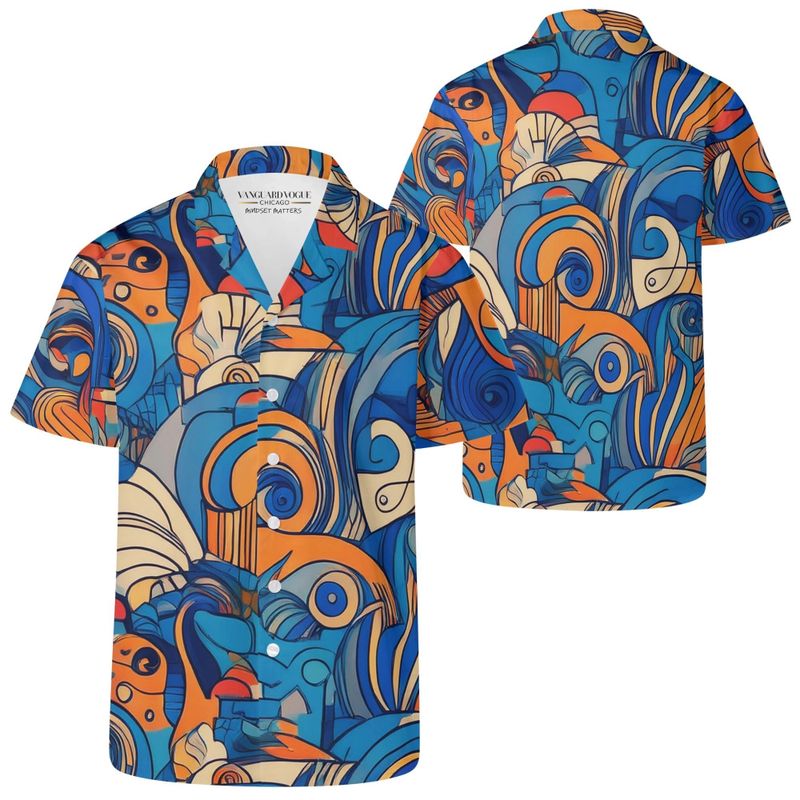 Men's Casual Retro Artsy Shirt