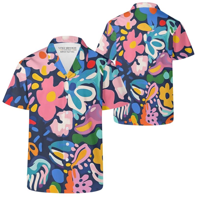 Men's Boho Print Casual Shirt