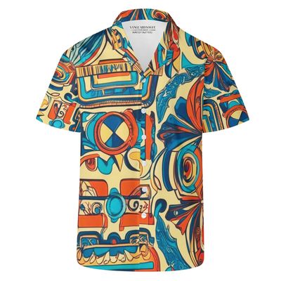 Men's Casual Retro Artsy Shirt