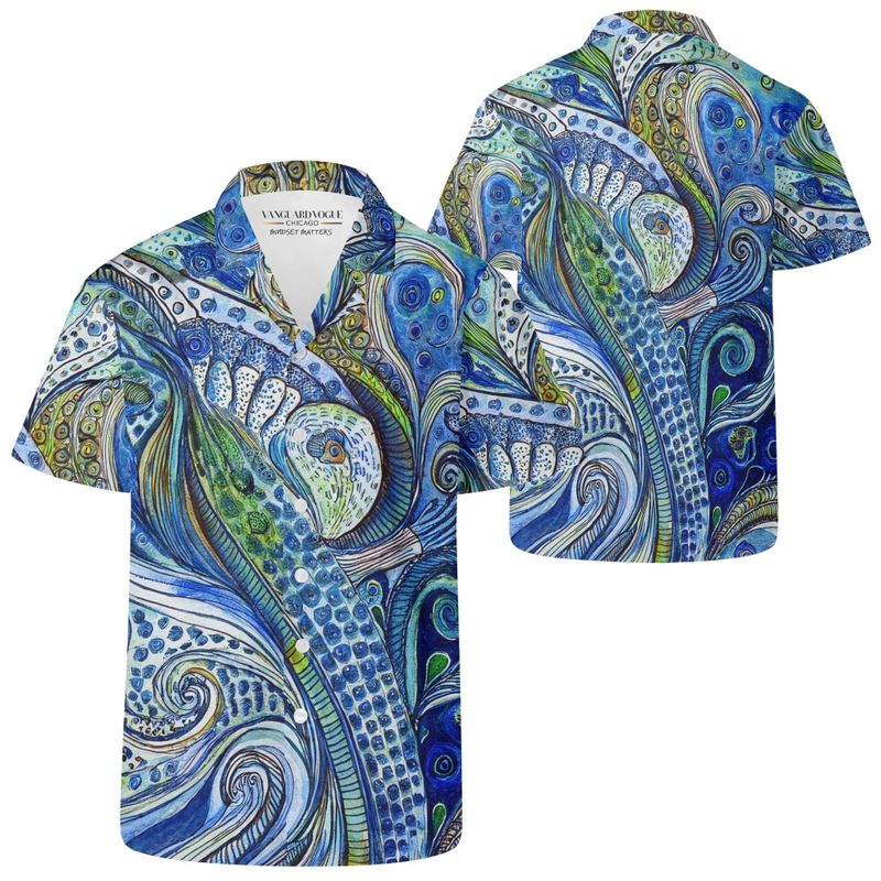 Men's Casual Retro Artsy Shirt