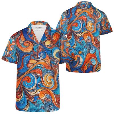 Men's Casual Retro Artsy Shirt