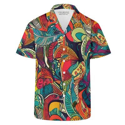 Men's Casual Retro Artsy Shirt