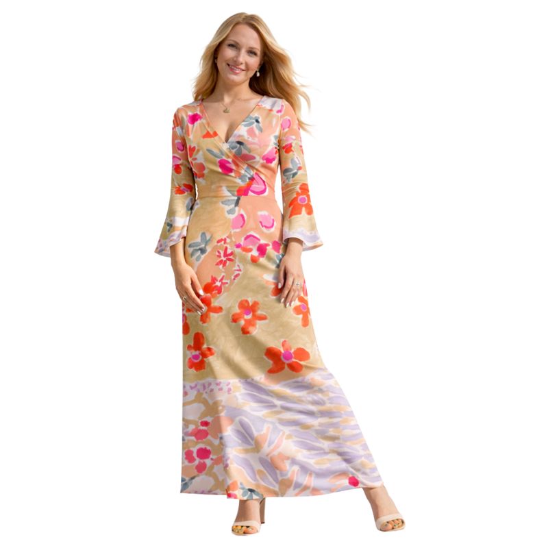 Artisan V-Neck Maxi Dress