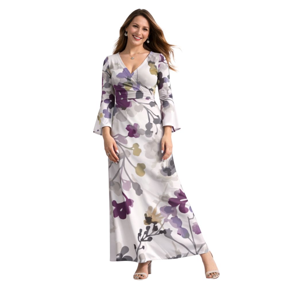 Artisan V-Neck Maxi Dress