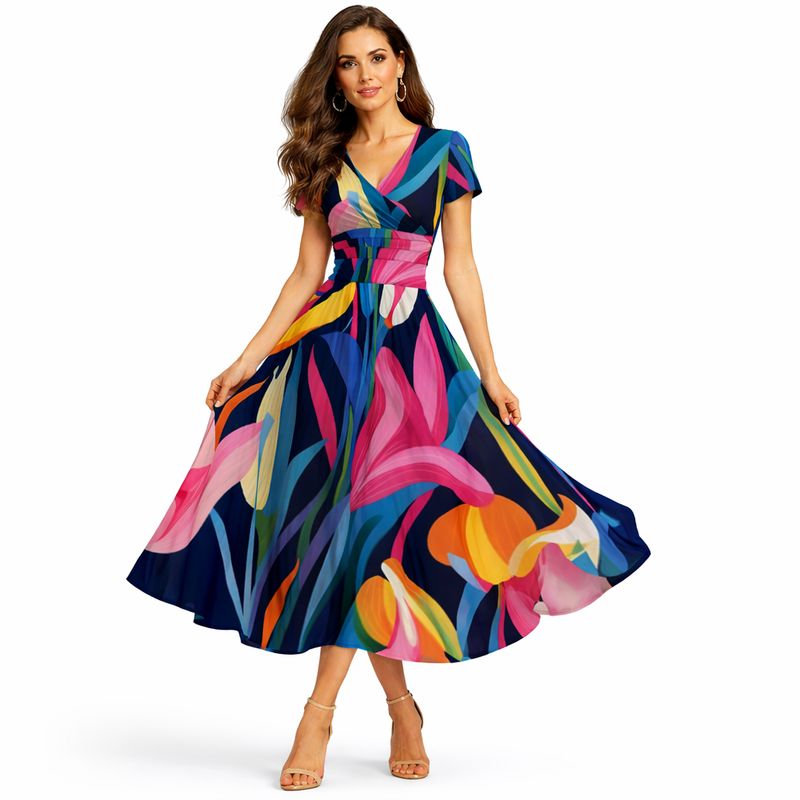 MidiMax Glamour Flow Dress