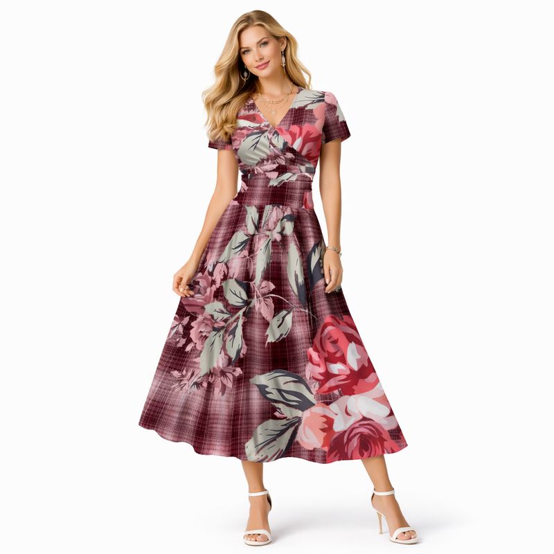 MidiMax Glamour Flow Dress