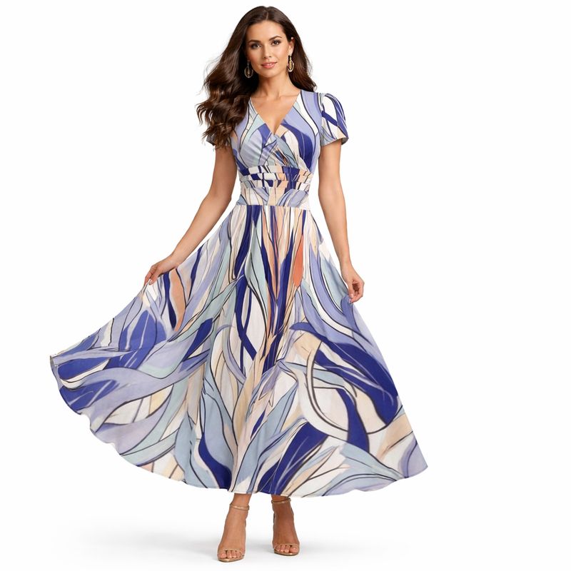 MidiMax Glamour Flow Dress