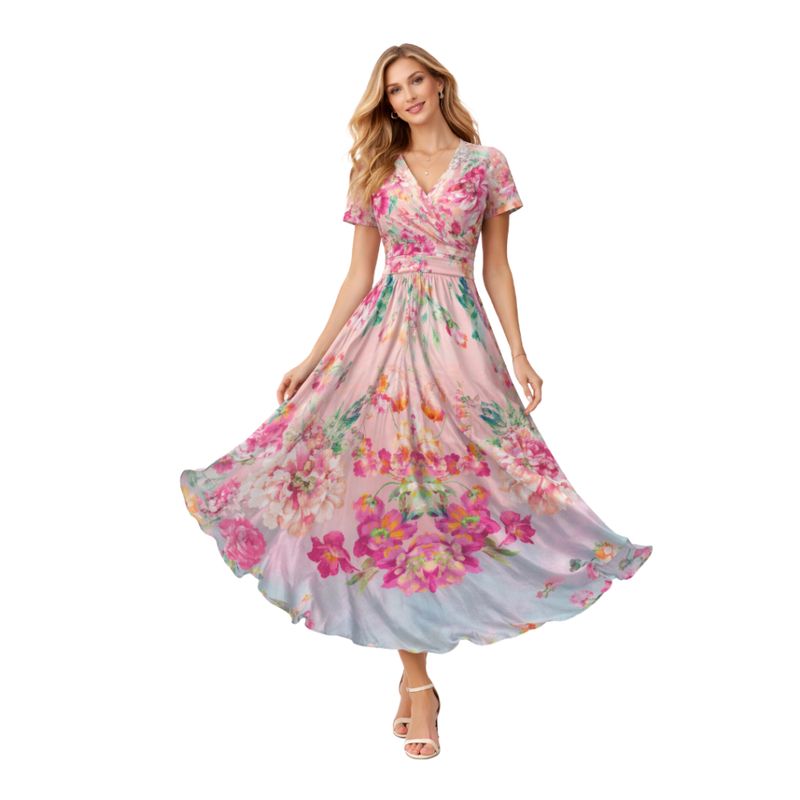 MidiMax Glamour Flow Dress