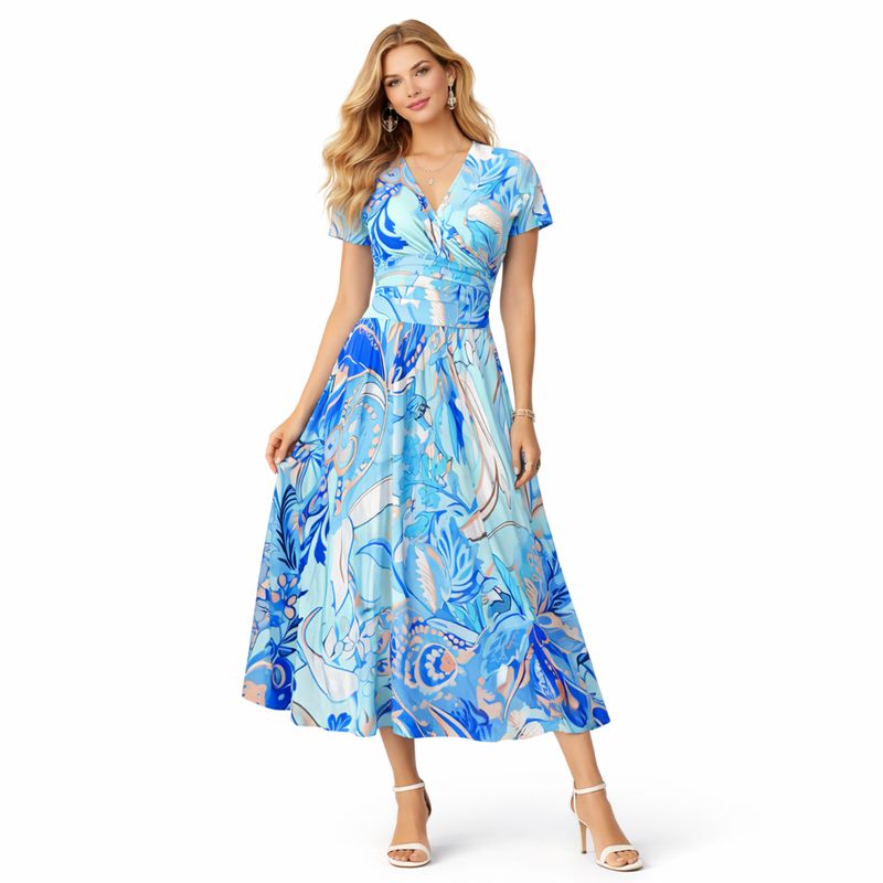 MidiMax Glamour Flow Dress
