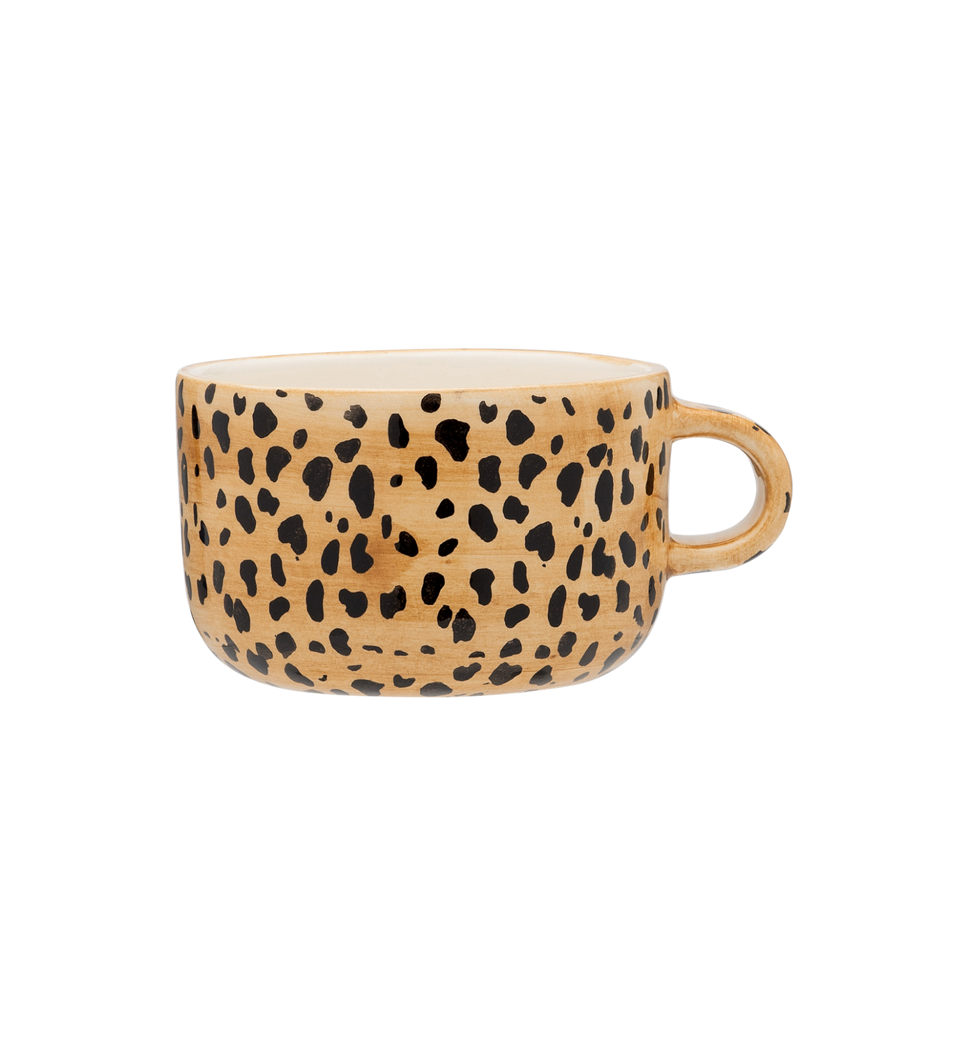 Leopard cappuccino mug