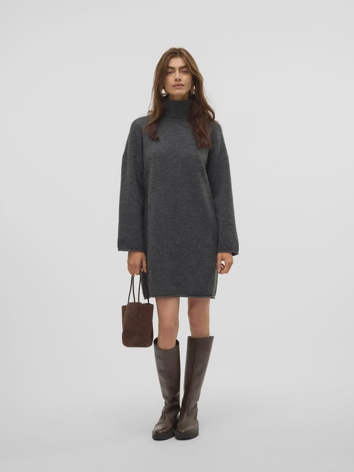 VMgemma roll neck knit dress