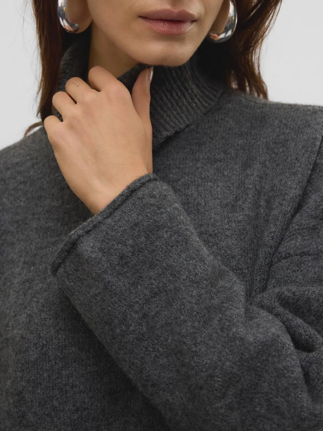 VMgemma roll neck knit dress