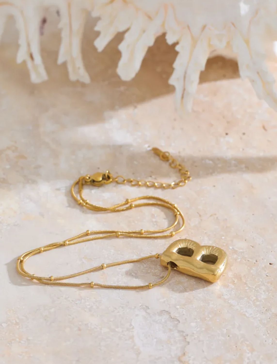 Ballon letter ketting