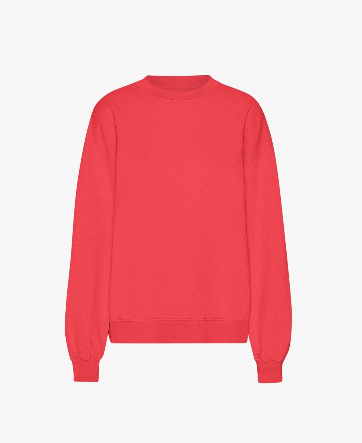 Oversized crew Red Tangerine
