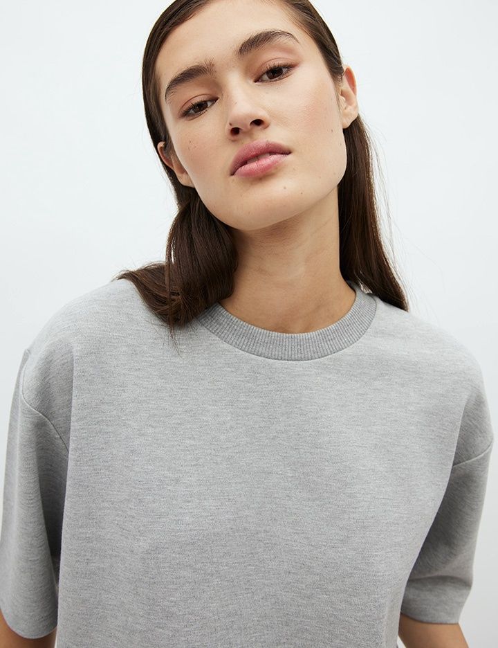 Emrys-M top light grey melange