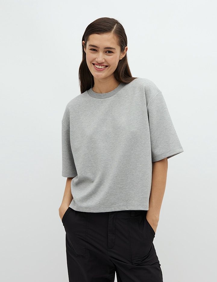Emrys-M top light grey melange