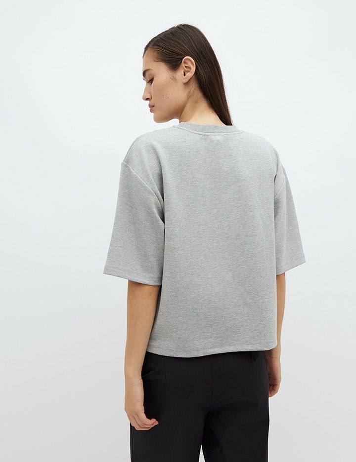 Emrys-M top light grey melange