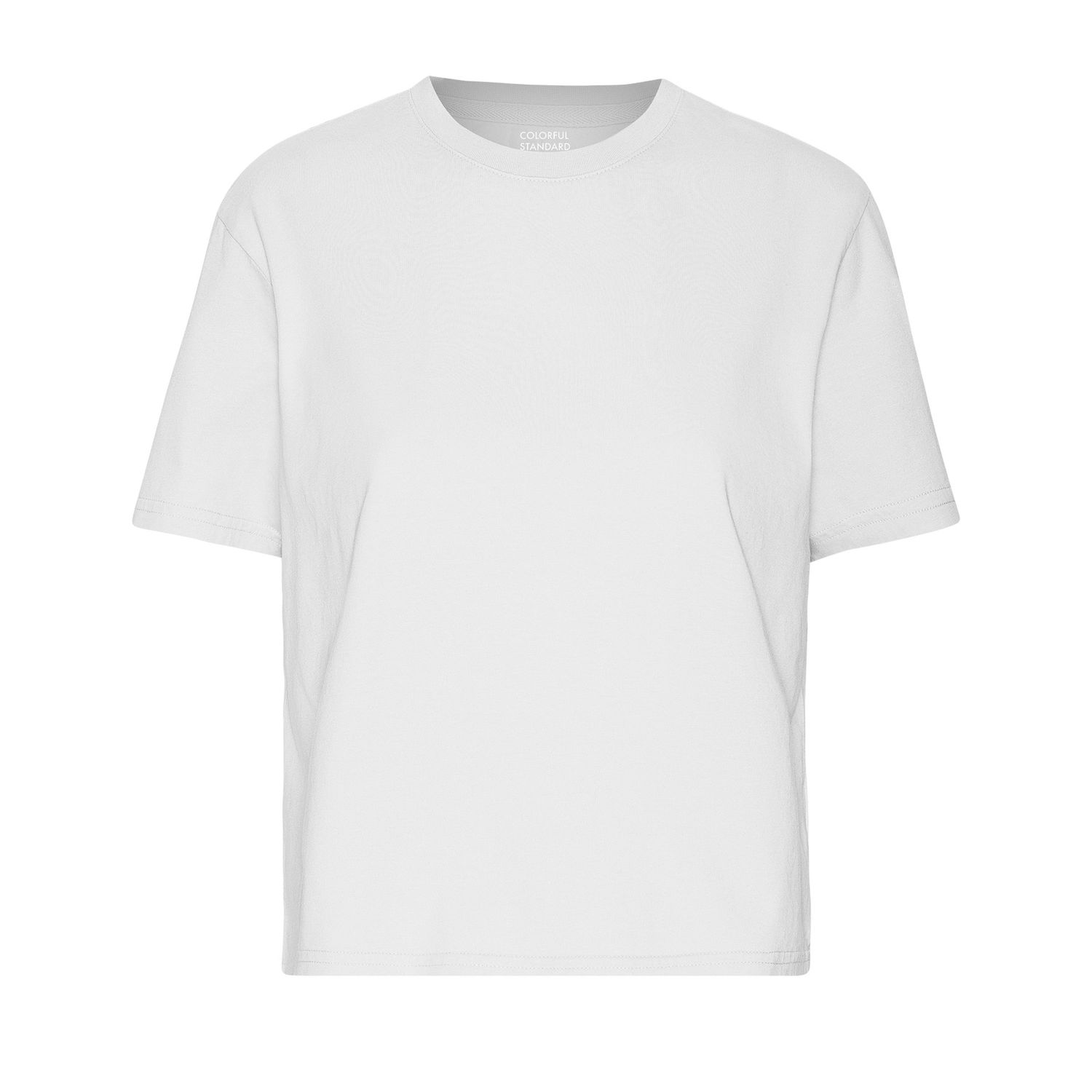 Boxy crop tee Optical white