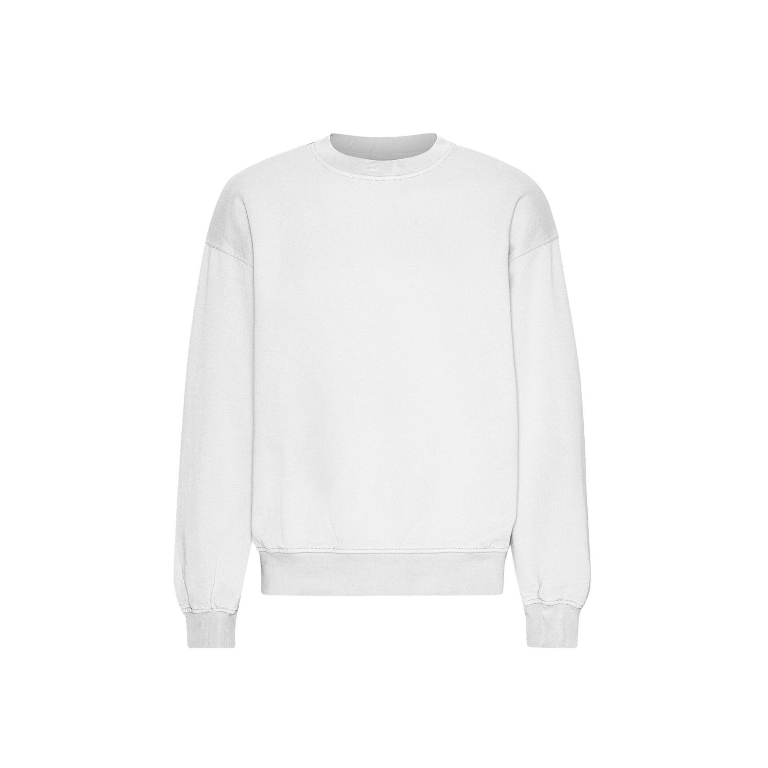 Oversized crew optical white