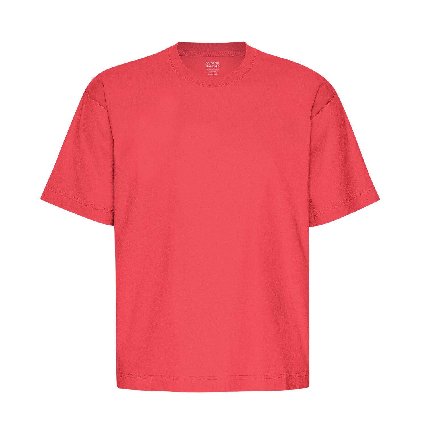 Oversized T-shirt Red Tangerine