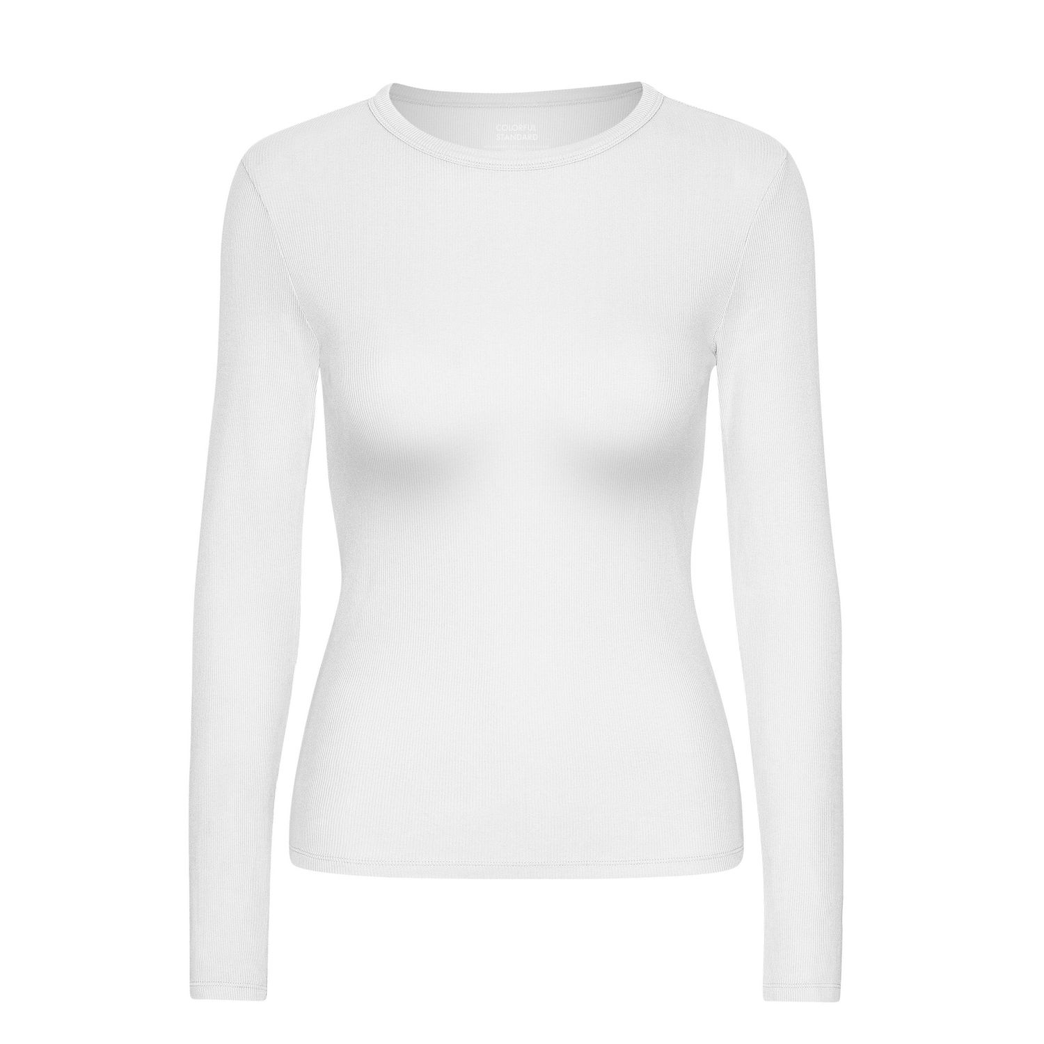 Rib T-shirt Optical White