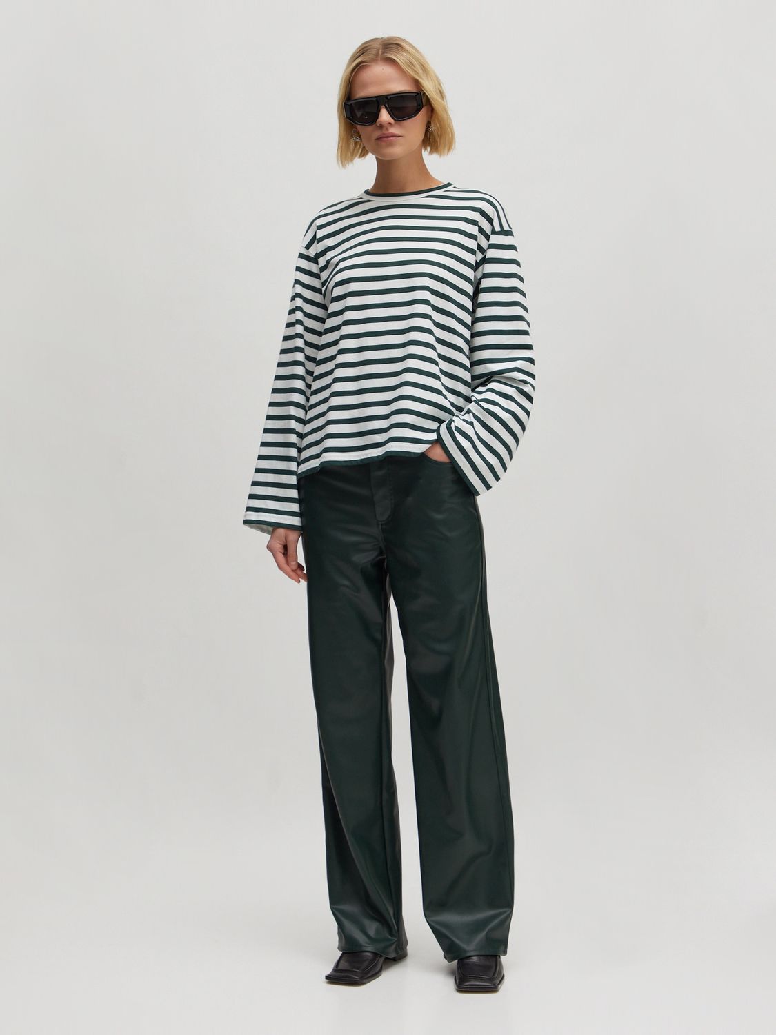 Veerle longsleeve groen