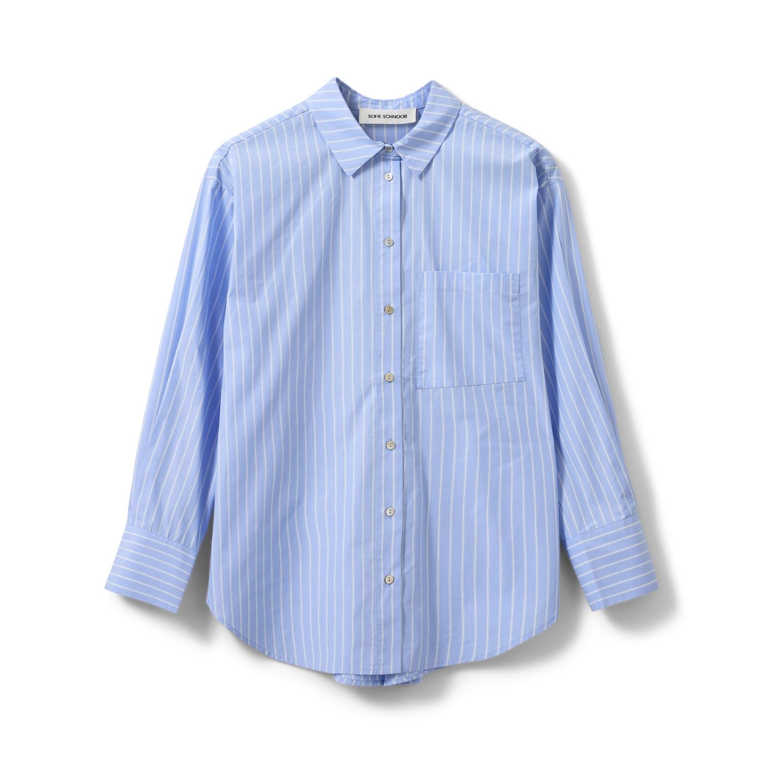 Adalenasw shirt blauw wit