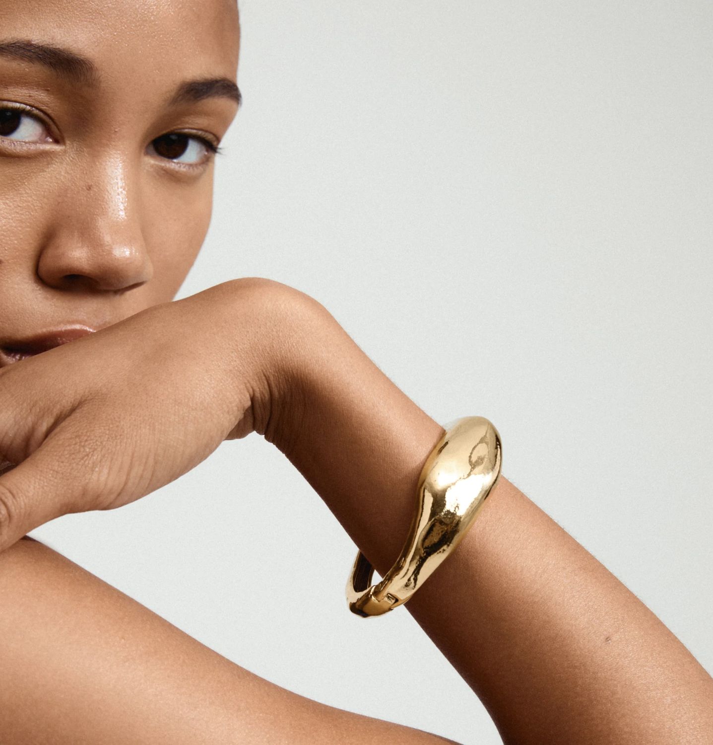 Dune bracelet gold-plated