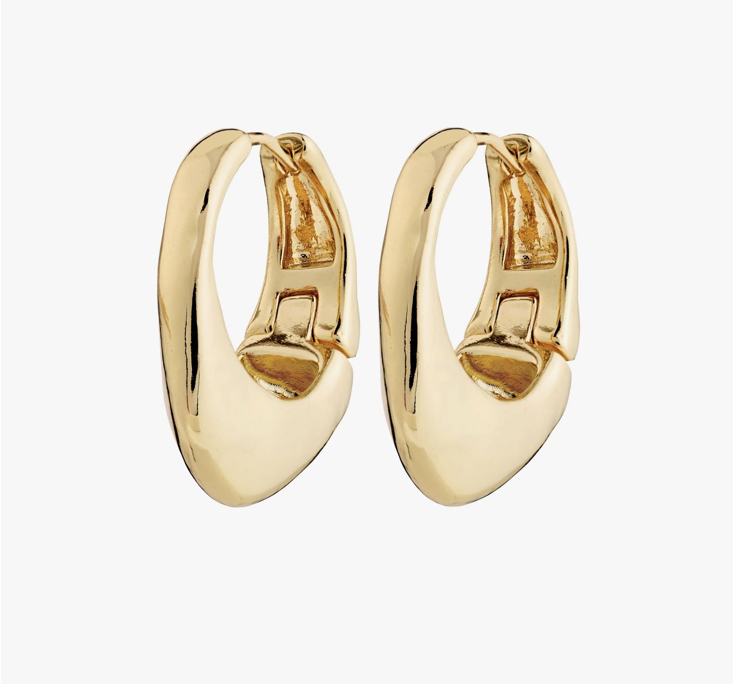 Dune earrings gold plated