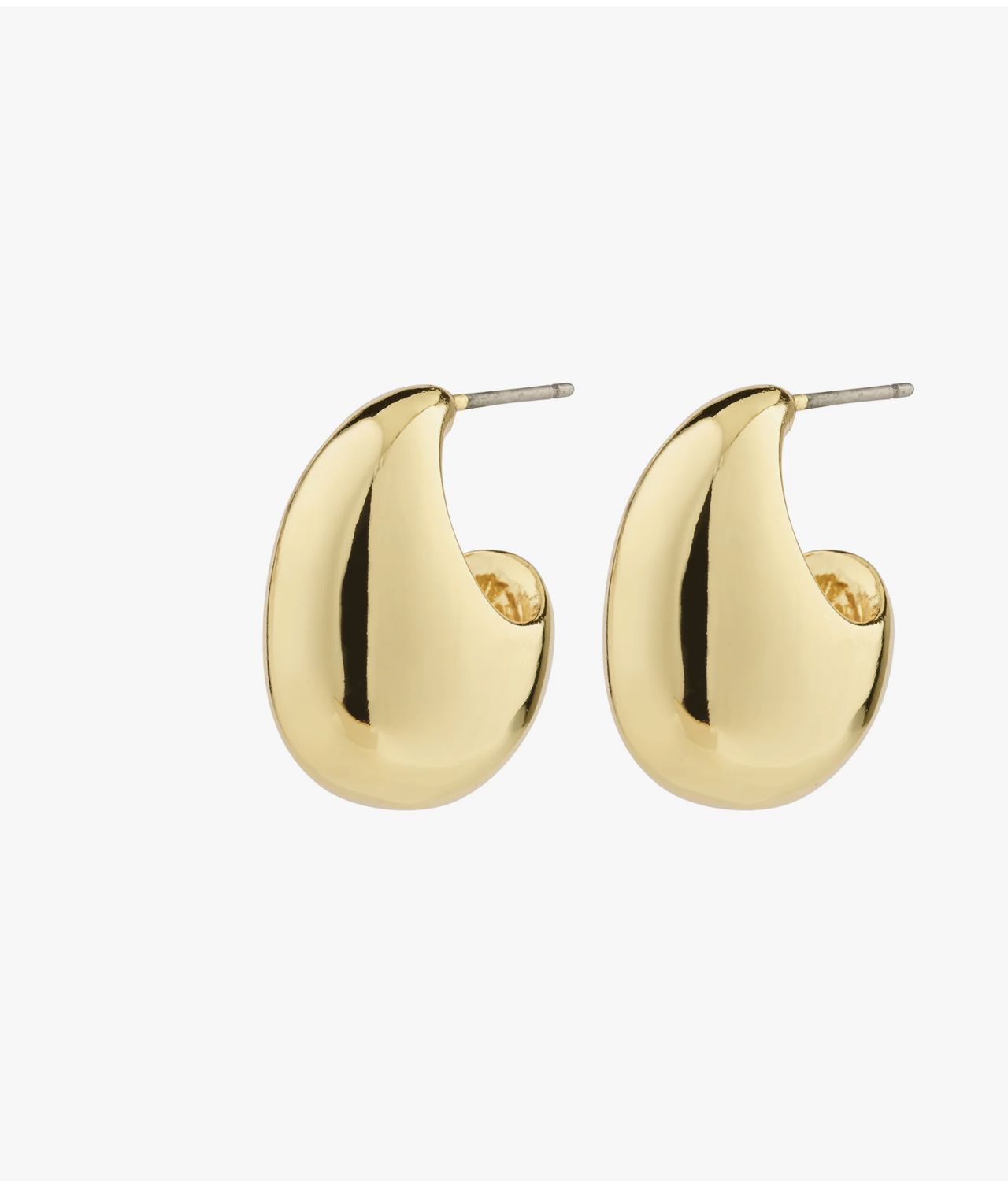 Intent earrings gold plated