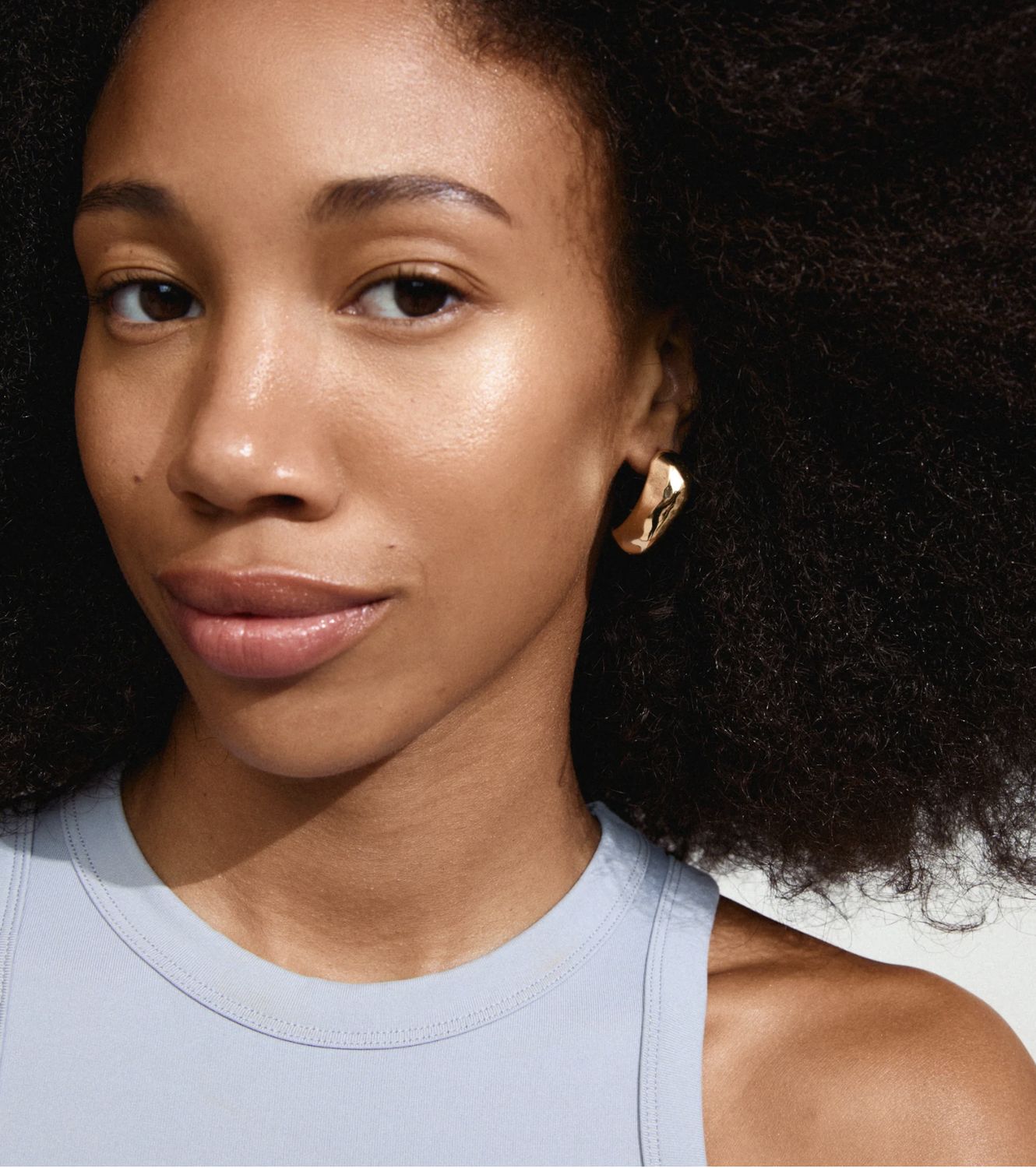Dune earrings gold-plated